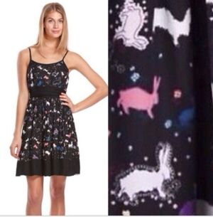 Erin Fetherston For Target Rabbit Print Dress Size 3